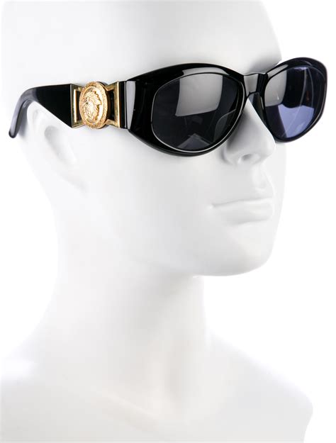 versace white medusa sunglasses|notorious big versace sunglasses.